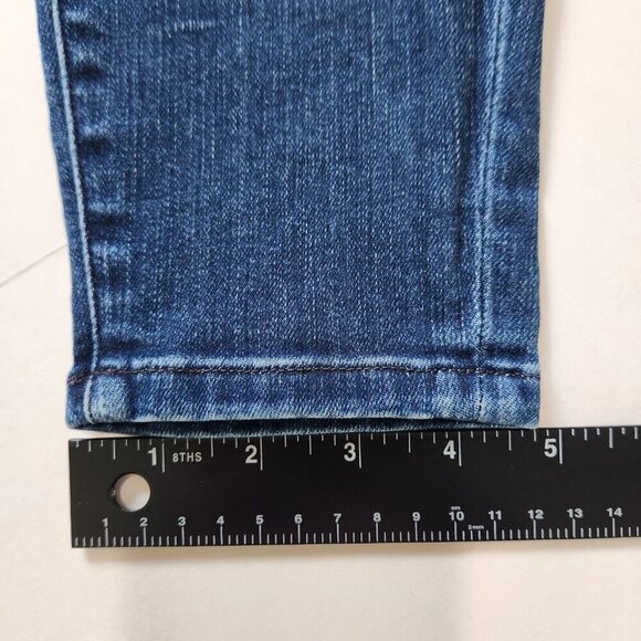 AYR The Chiller Skinny Jeans Womens 28 Medium Wash Blue Mid Rise Stretch - Picture 8 of 12